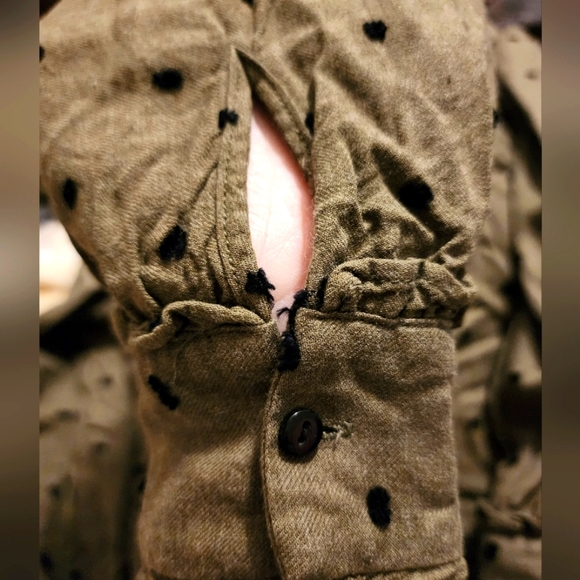 ZARA Long Sleeve Midi Dress - size Small- EUC (worn once) 💚 - Picture 3 of 6